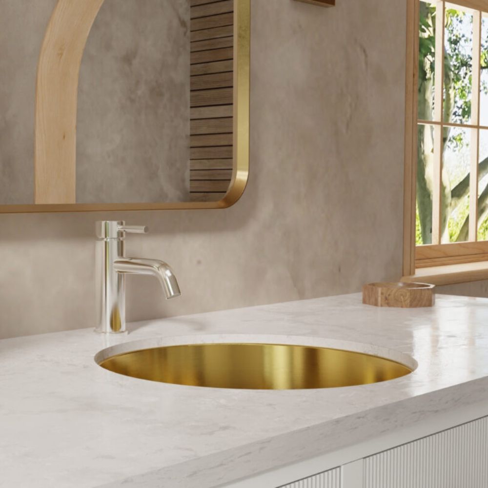Badeloft Brushed Stainless Steel Sink ES-UB-01-M