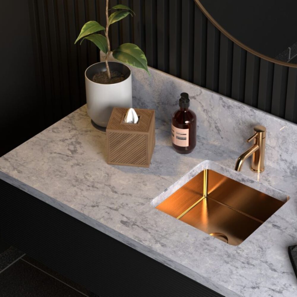 Badeloft Brushed Stainless Steel Sink ES-UB-02