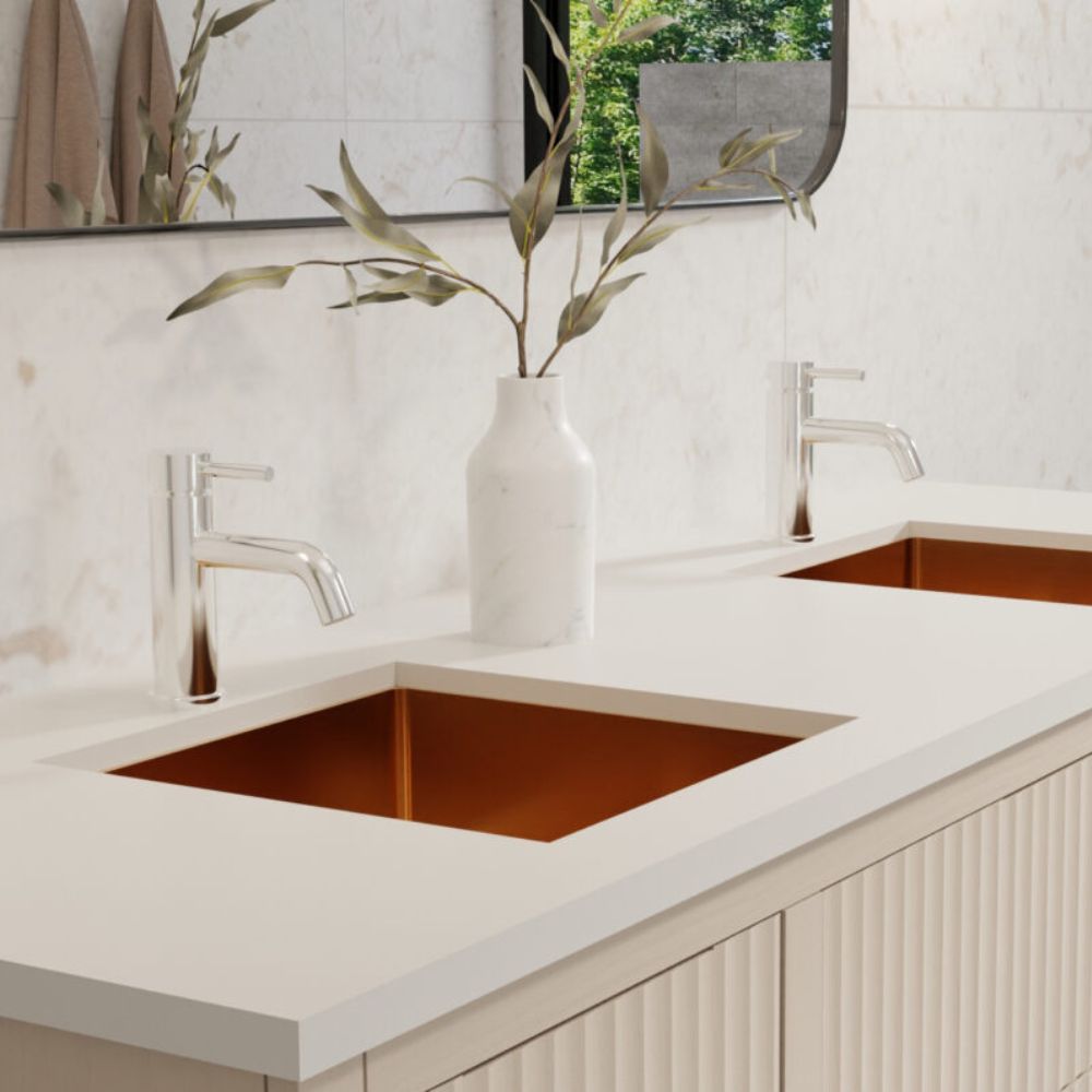 Badeloft Brushed Stainless Steel Sink ES-UB-02