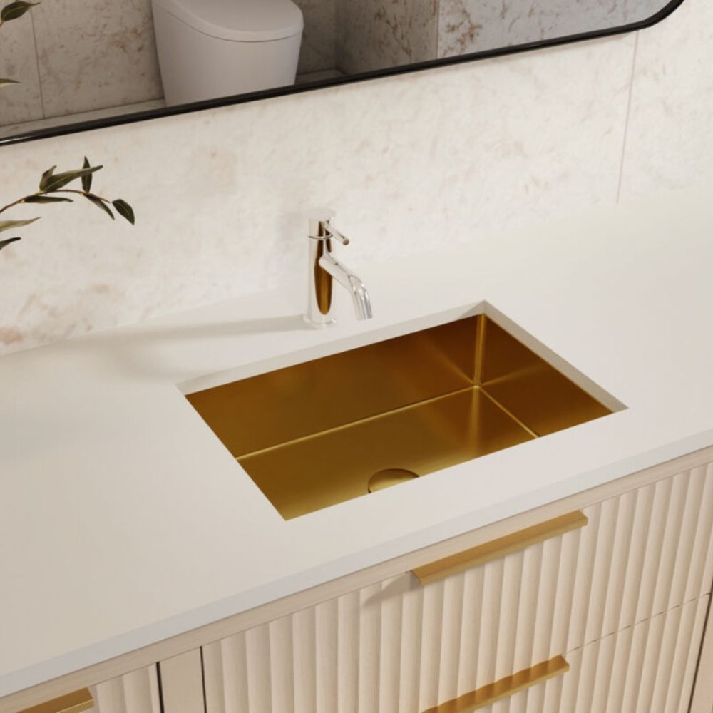 Badeloft Brushed Stainless Steel Sink ES-UB-03