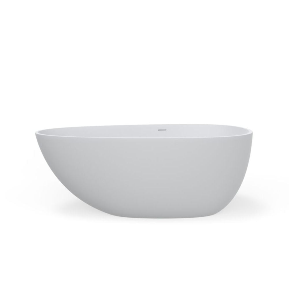 White ceramic bowl on a white background