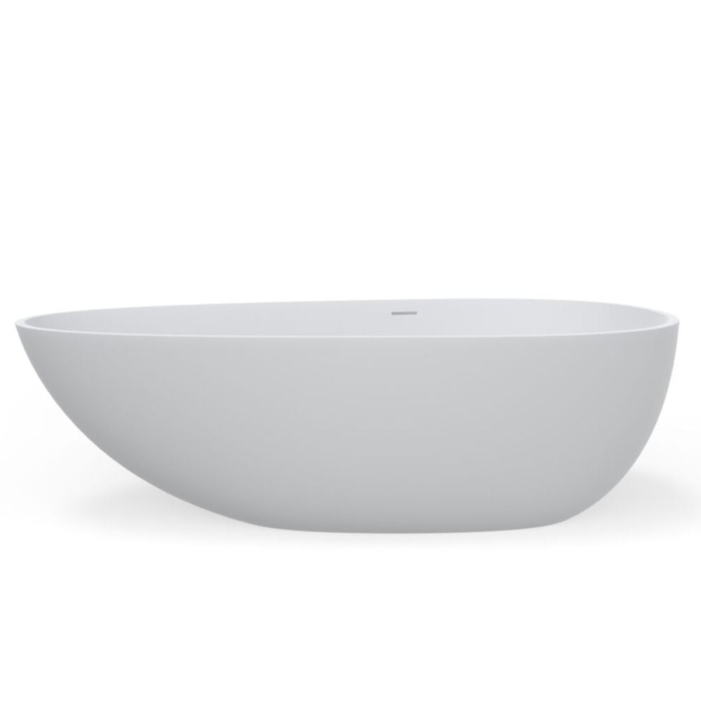 White ceramic bowl on a white background