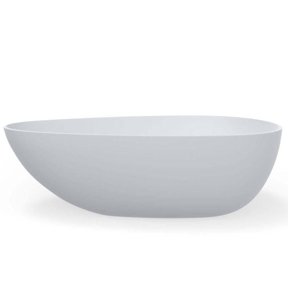 White ceramic bowl on a white background