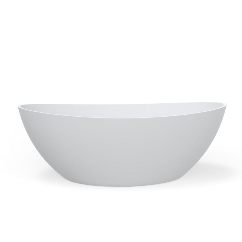 White ceramic bowl on a white background