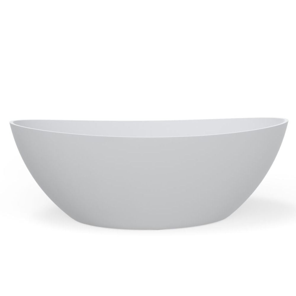 White ceramic bowl on a white background