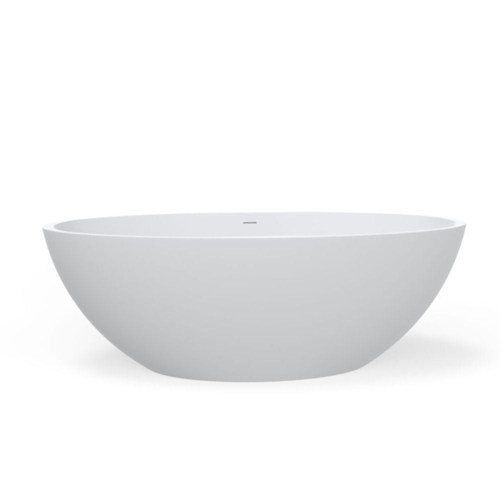 White ceramic bowl on a white background