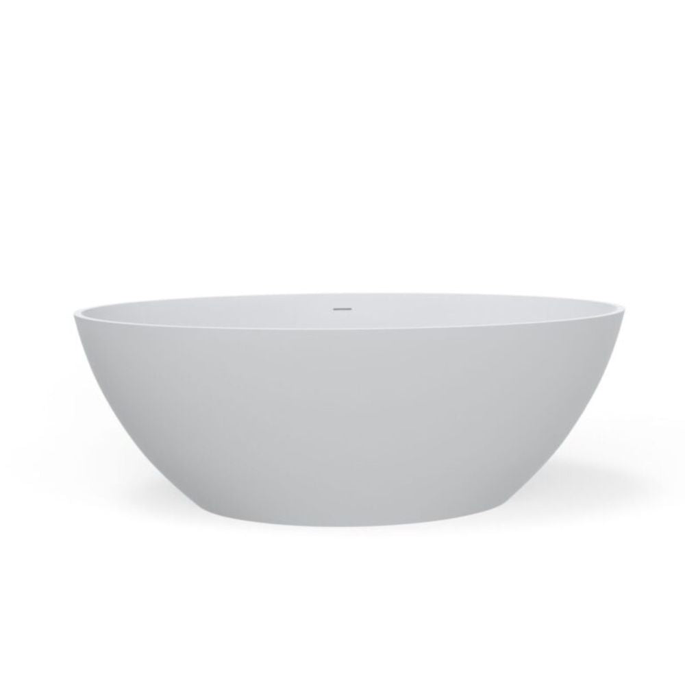 White ceramic bowl on a white background