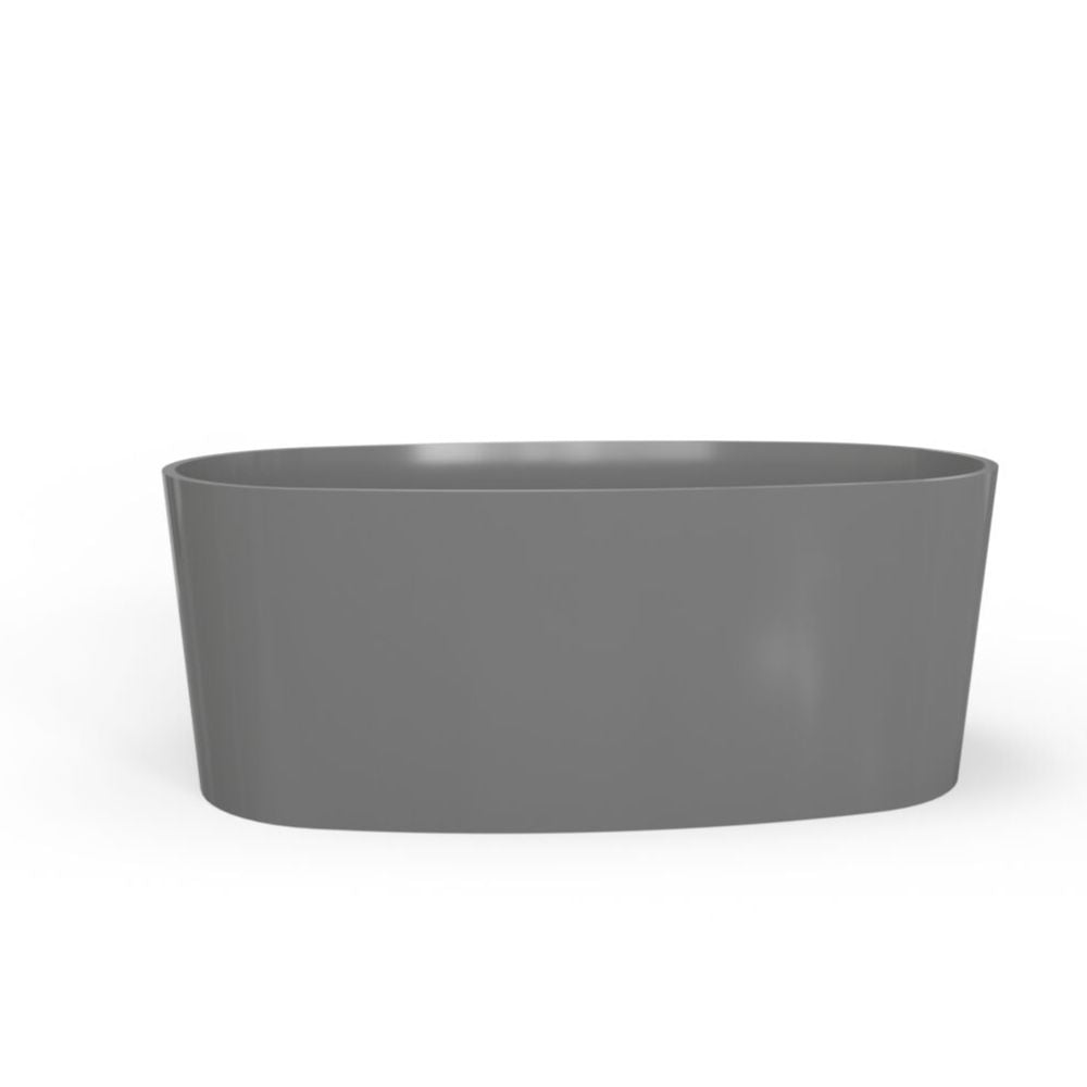Black toiletry bag on a beige background