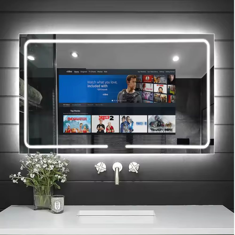 Luxury Bathroom LED Mirror Wifi with Smart Android TV