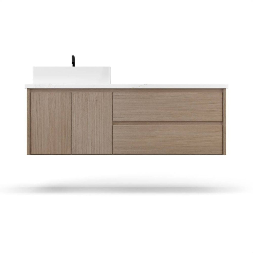 The nature of wood grain can cause variations in stain depth.