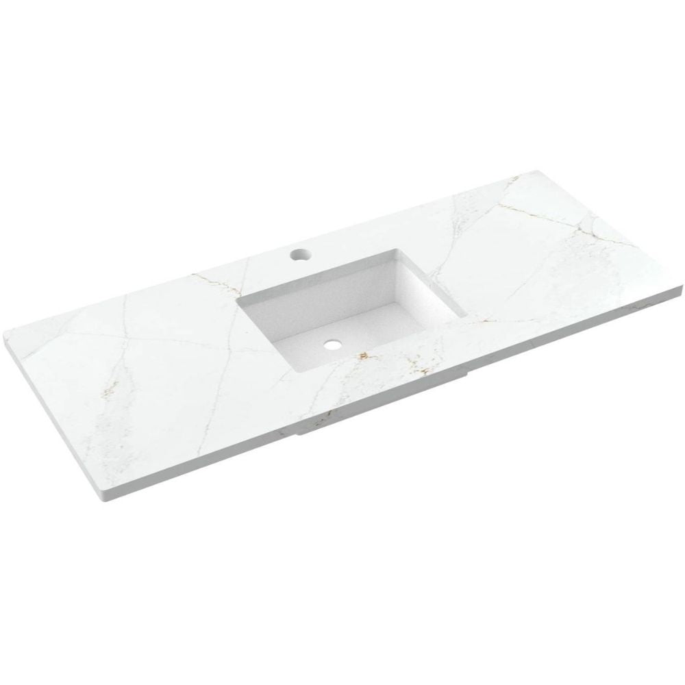 White ceramic sink on a white background