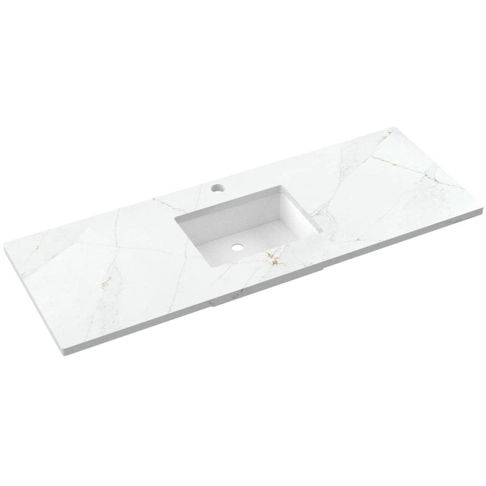 White ceramic sink on a white background