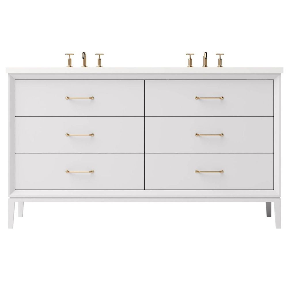 Vanderloc 72" Alexandra Double Drawer Bath Vanity